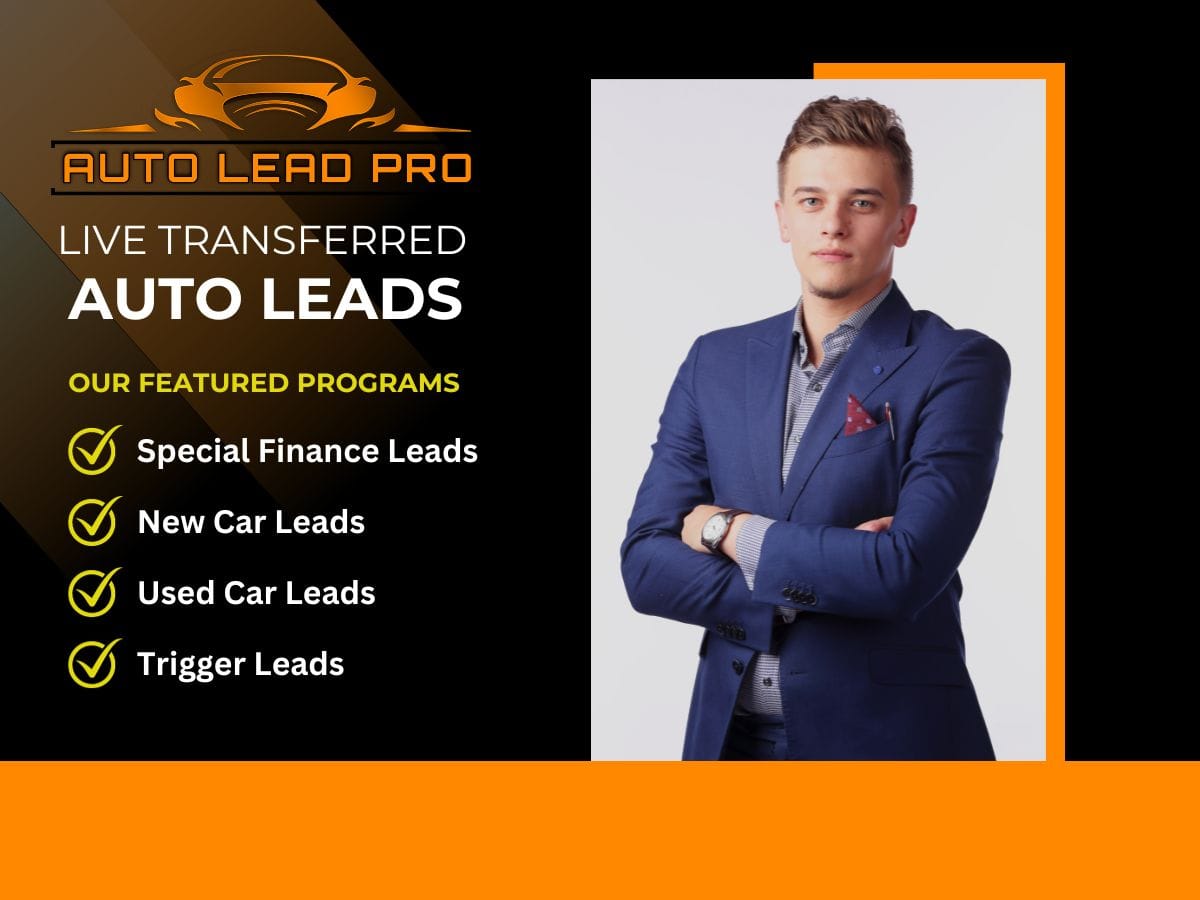 Top 10 Reasons Why Auto Dealerships Should Use Exclusive Live Transferred Auto Leads to Increase Car Sales 1 Auto lead Pro offers several types of exclusive live transferred auto leads to fit your dealerships needs.