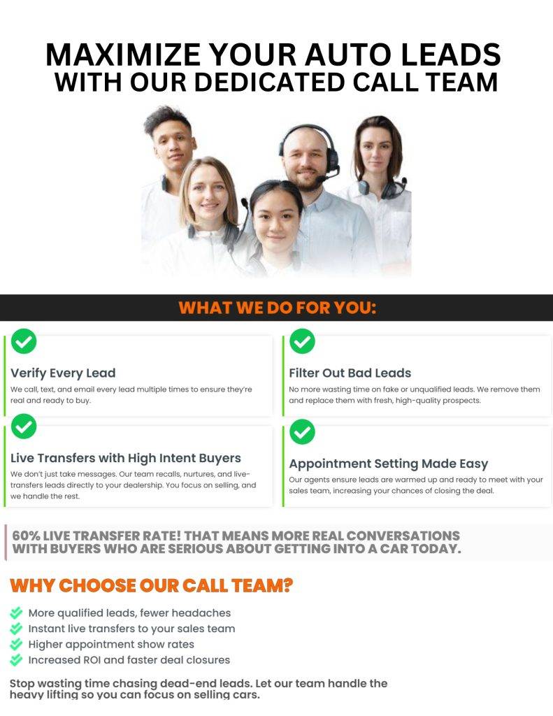 5 Reasons Why Auto Lead Pro's Dedicated Call Team Makes the Best Car Sales Leads 1 fb ad1